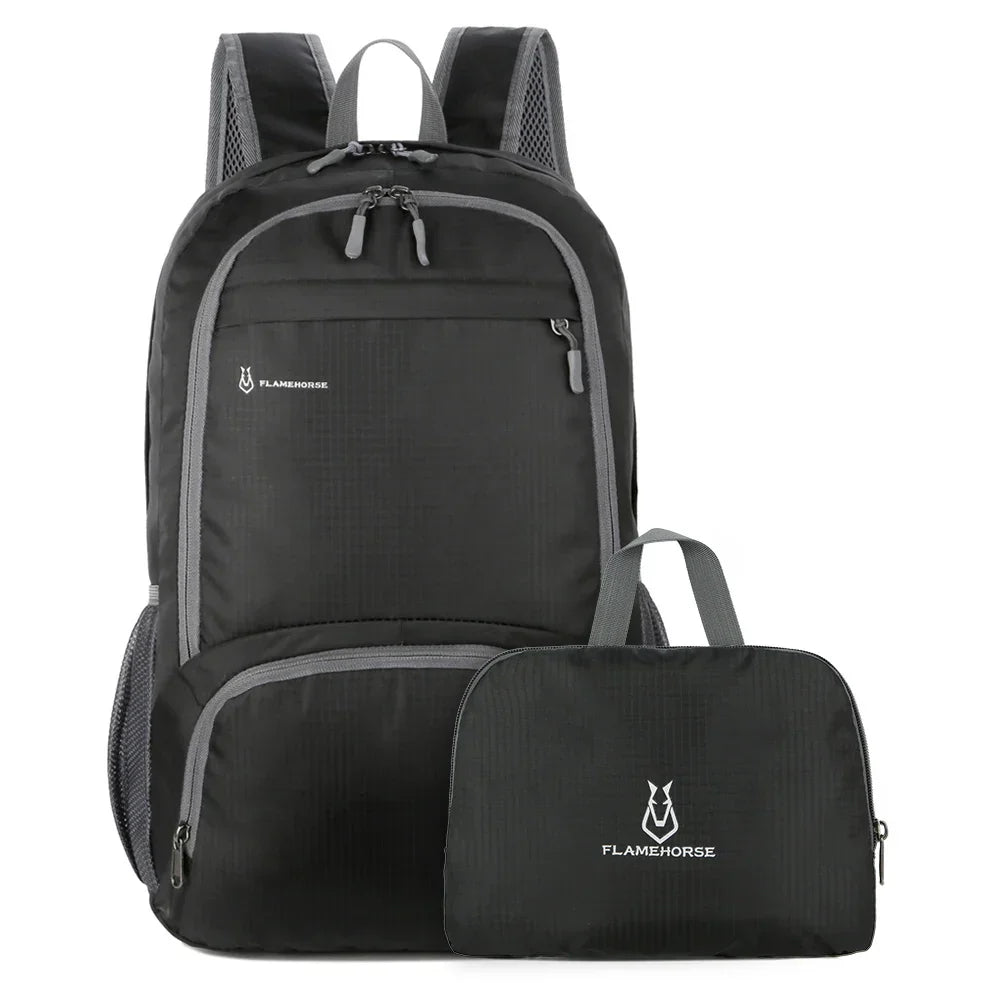 TrekVita Sac à Dos Pliable | Ultra Léger & Imperméable | 31×14×47 cm | Sac à Dos de Plein Air & de Voyage pour Femmes & Hommes