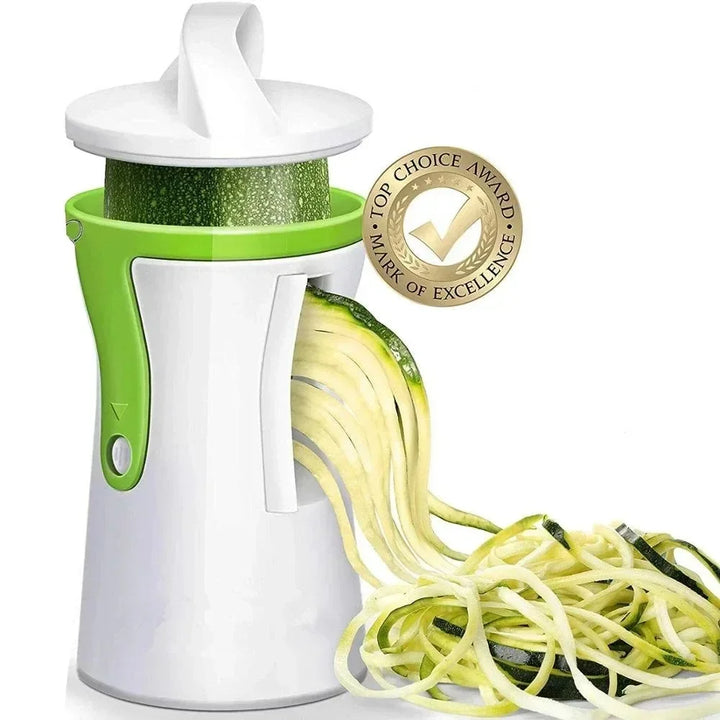 VeggiTwist Spiralschneider | Pour légumes & fromage | Manuel & compact | Acier inoxydable & plastique sans BPA