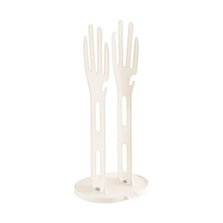 TROCKINO Support de séchage pour gants de cuisine | Support à gants & égouttoir | Gain de place & Hygiénique | 34×16×13 cm