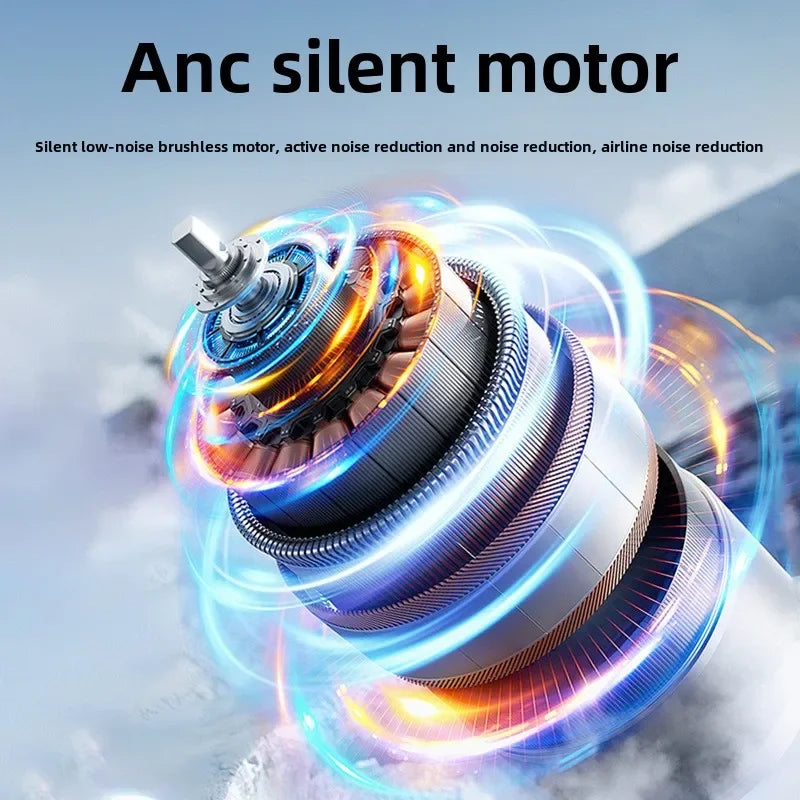 Ventilateur Mini-Frostonic avec refroidissement par glace & affichage LED | Rechargeable USB & Portable | Pour l'extérieur, les voyages & les chaudes journées d'été