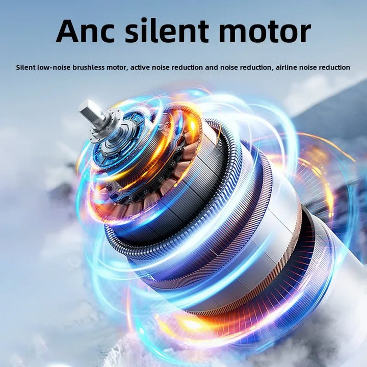 Ventilateur Mini-Frostonic avec refroidissement par glace & affichage LED | Rechargeable USB & Portable | Pour l'extérieur, les voyages & les chaudes journées d'été