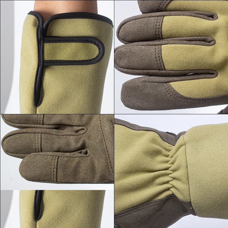 Gants de jardin FLORAHAND | Résistants aux épines & respirants | Gants longs pour dames | 1 paire