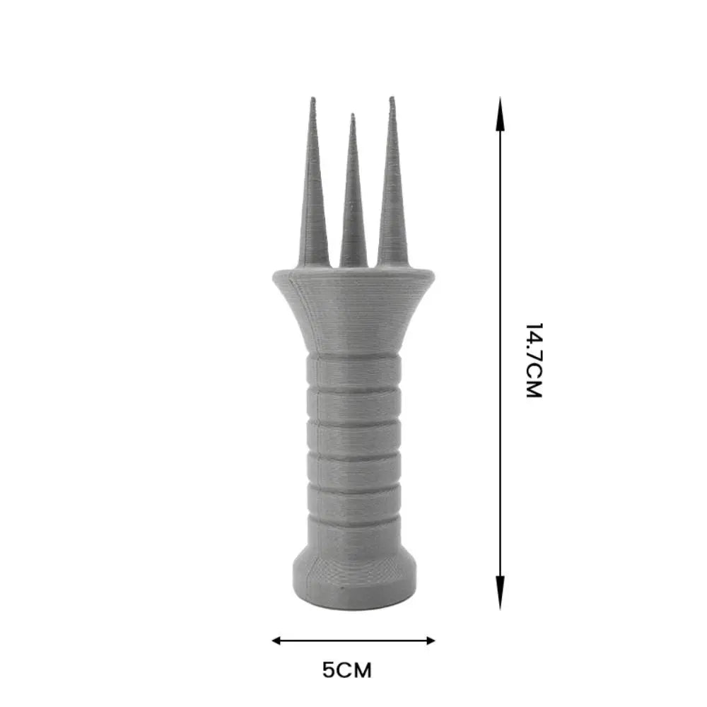 Aergrow Aérateur de sol à main en plastique | Compact & Efficace | 14,7 × 5 cm | Pour pelouses, parterres et surfaces de plantation