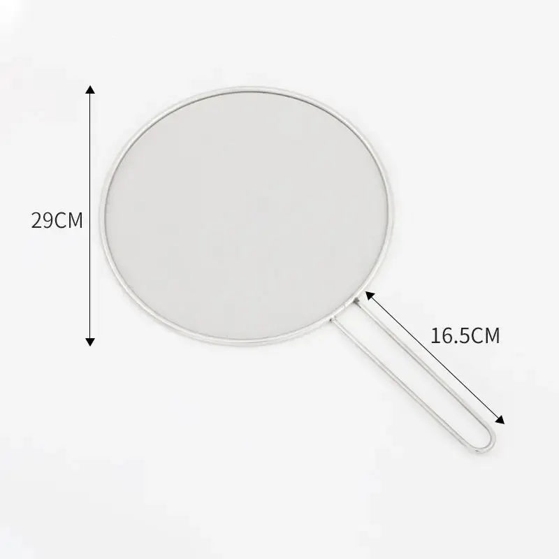 KüchenProfi Écran de protection | Acier inoxydable | Anti-brûlure | 25/29/33 cm