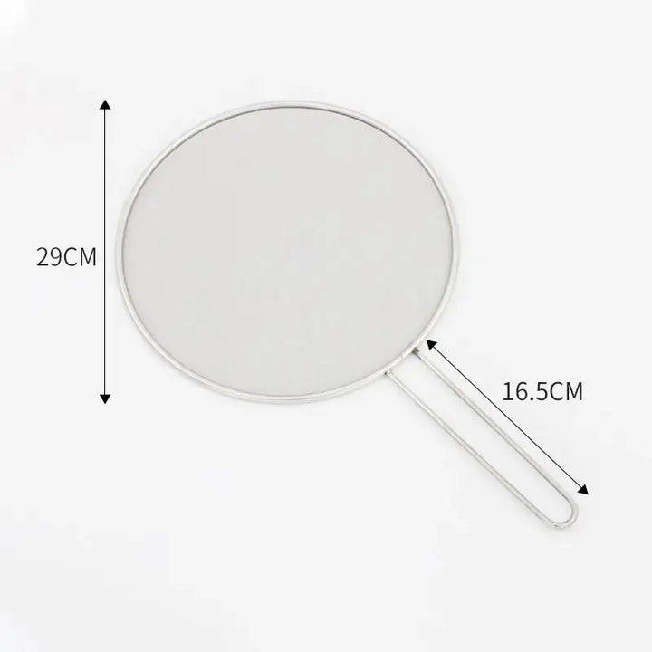 KüchenProfi Écran de protection | Acier inoxydable | Anti-brûlure | 25/29/33 cm
