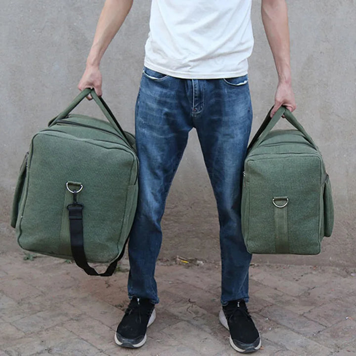 Sac de voyage Bravion GearBag | XL Sac de sport et d'entraînement en toile imperméable | Sac à bandoulière pour hommes | 80×26×36 cm ou 60×23×32 cm