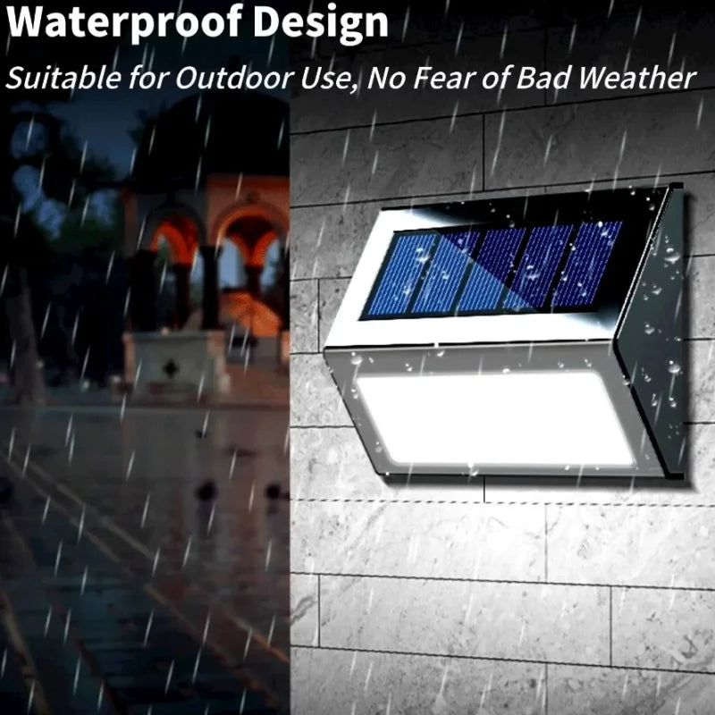 Lunettra Solar Stufenlicht en Acier Inoxydable | 3 LEDs | IP45 Étanche | Écologique & Résistant à la Corrosion | Pour Jardin, Clôture & Mur