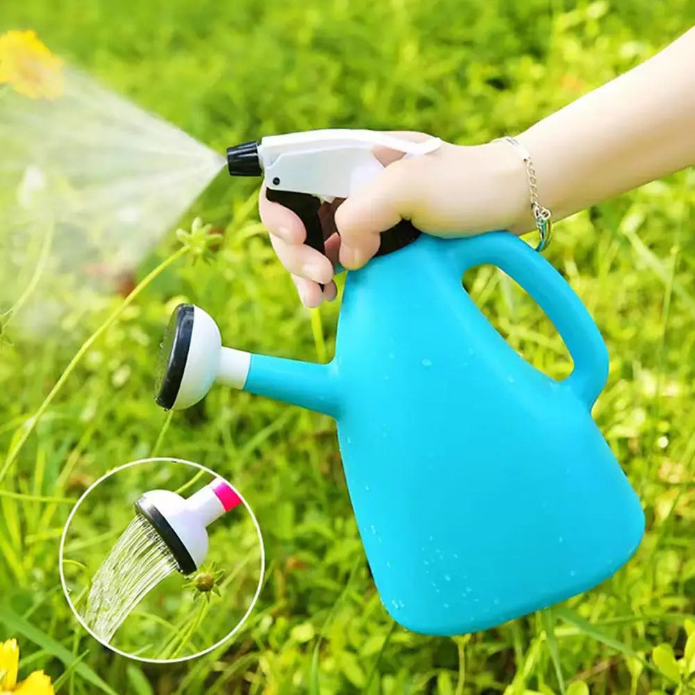FloraPress Pulvérisateur de jardin 2-en-1 | Pulvérisateur à pression & Arrosoir | 1 Litre | 23×11,8×9,4 cm | Rose/Bleu/Orange/Vert