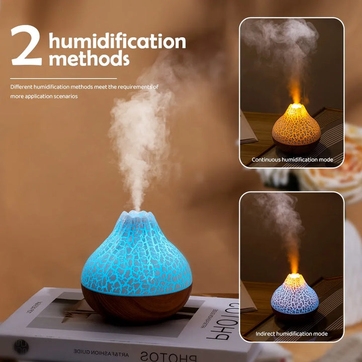 Humidificateur d'Arome Vulano | Technologie Nano-Spray | Lumière nocturne 7 couleurs | Ultra-silencieux & Sûr