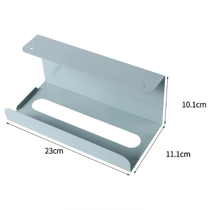 Support de rouleau de cuisine IronEase | Support de serviette en papier sous meuble en fer | Support multifonctionnel pour armoire, mur et table