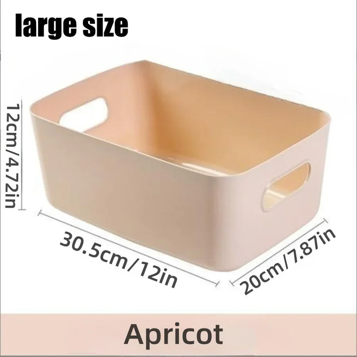 Boîte de rangement Orglino en PP | Empilable & Polyvalente | Pour la salle de bain, la cuisine, le maquillage & le bureau | En 3 tailles & 3 couleurs