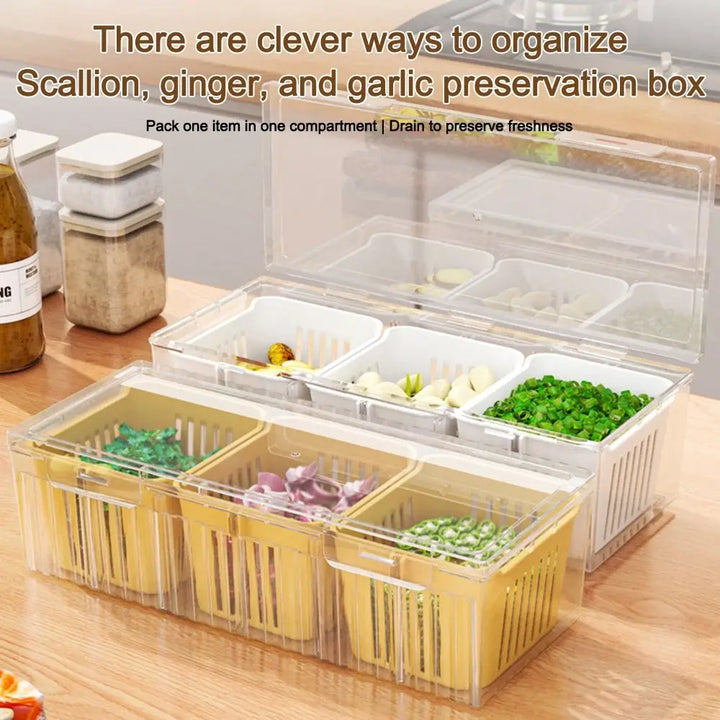 Organixo | Boîte de rangement | Compacte & Empilable | ABS | 22,7 x 9 x 6,7 cm