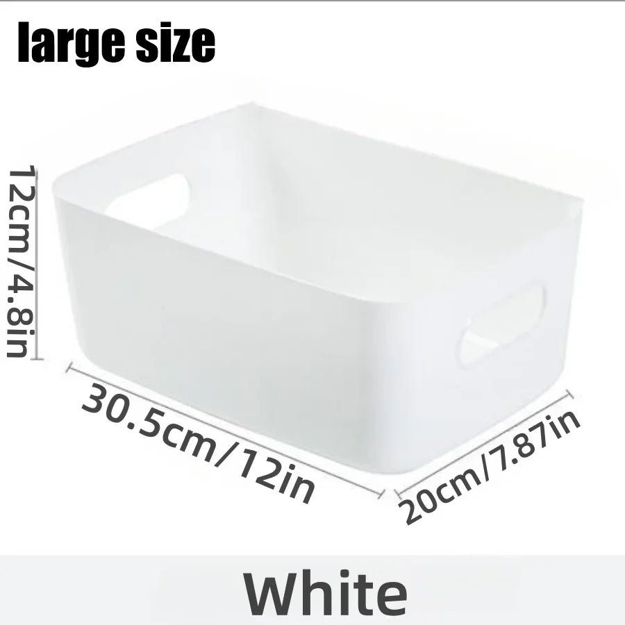 Boîte de rangement Orglino en PP | Empilable & Polyvalente | Pour la salle de bain, la cuisine, le maquillage & le bureau | En 3 tailles & 3 couleurs