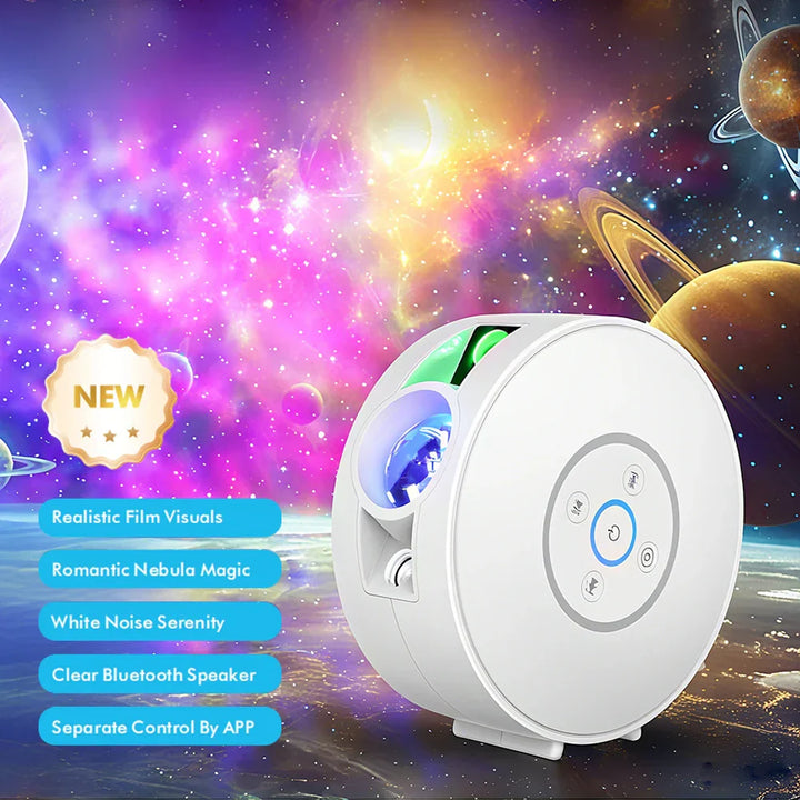 Nebuligh Smart Galaxy Projecteur d'étoiles | Contrôle par application et vocal | 16 millions de couleurs | Minuterie et mode musique | Compatible avec Alexa et Google Home
