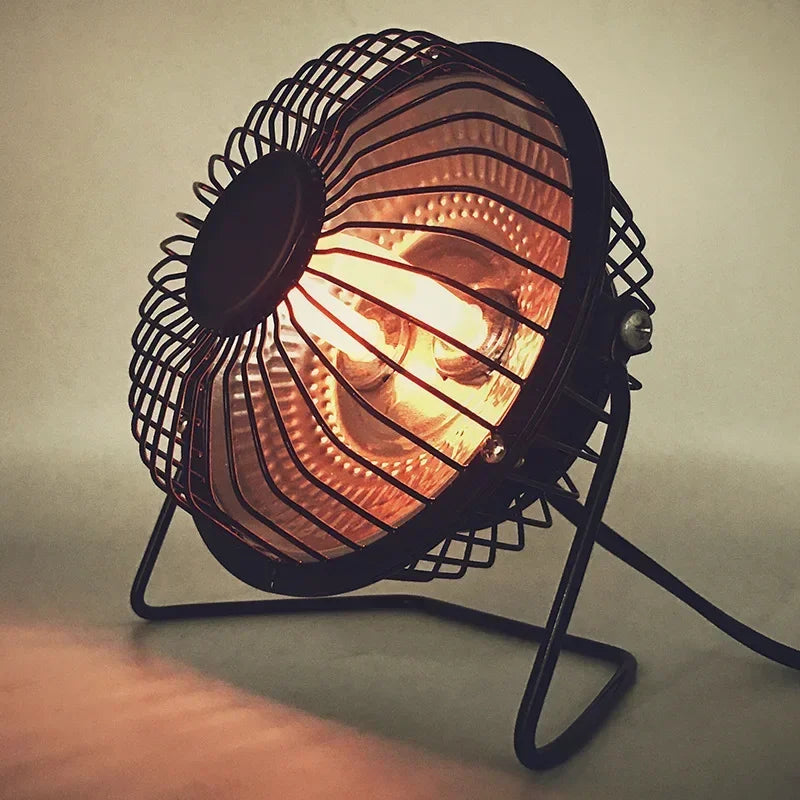 Chauffage Mini Heatomi | Chauffage électrique portable 220V | 150–400W | Silencieux & Sûr | Pour bureau, chambre & salon | 4/6/8 pouces