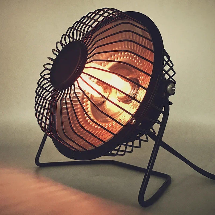 Chauffage Mini Heatomi | Chauffage électrique portable 220V | 150–400W | Silencieux & Sûr | Pour bureau, chambre & salon | 4/6/8 pouces