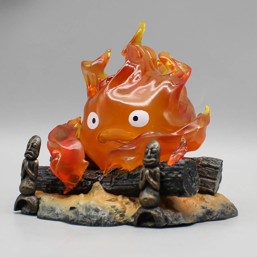 Lampe Figurine Flamme Cartoon | Déco Anime | Figurine en PVC | 12,5 cm