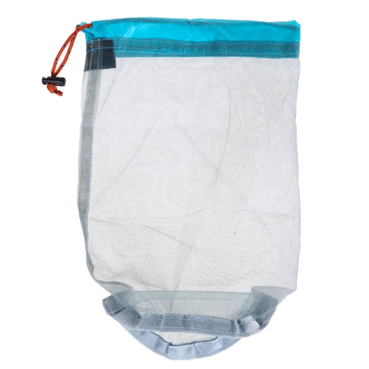 TrekSack MeshLite Sac en Maille Ultra Léger | Sac à Dos Respirant avec Cordon de Serrage | Différentes Tailles S–XXL | Pour la Randonnée, le Camping & les Voyages