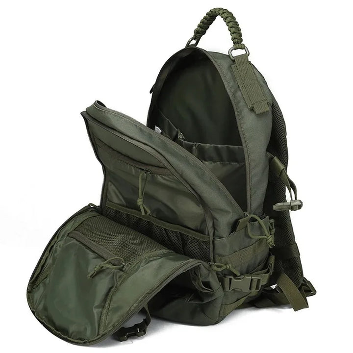 TrekNexus 35 L Sac à dos de randonnée pour hommes | Sac à dos de trekking tactique 48 × 33 × 22 cm | Camping en plein air, pêche, chasse & sport avec système MOLLE