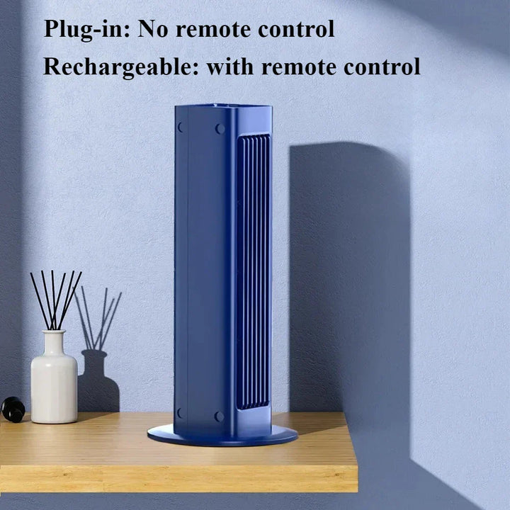 Ventilateur mural AeroSilence FlexFan | Ventilateur USB sans pales avec télécommande | 3 vitesses & mode oscillant | Batterie de 3000 mAh | Silencieux & moderne – pour bureau & maison
