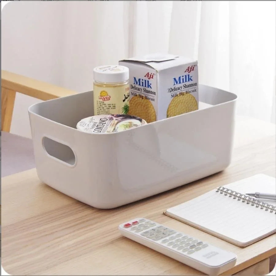 Boîte de rangement Orglino en PP | Empilable & Polyvalente | Pour la salle de bain, la cuisine, le maquillage & le bureau | En 3 tailles & 3 couleurs