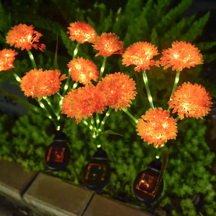 Lampes de jardin solaires PapillonGlow | 6 têtes de fleurs en forme de papillon | Contrôle intelligent de la lumière | Lampes solaires décoratives pour espaces extérieurs