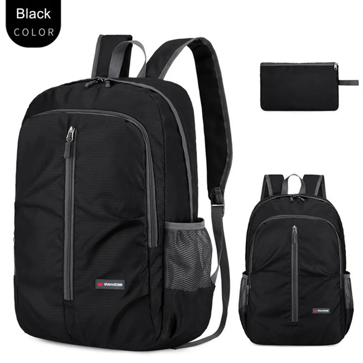 TrekLoom Sac à Dos Pliable Outdoor 30L | Ultra léger & Imperméable | Pour Camping, Voyage & Randonnée | Design Unisexe