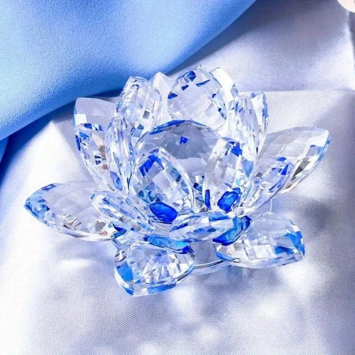 Fleur de Lotus Cristal | Décoration Feng Shui | Symbole de Chance & Harmonie