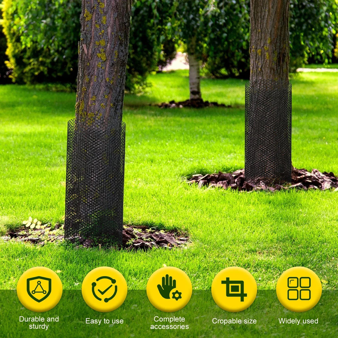 FlexGuard Mesh | Filet de protection en plastique pour jardin & protection des troncs d'arbres | 300 × 40 cm / 600 × 40 cm | Résistant aux intempéries & découpable