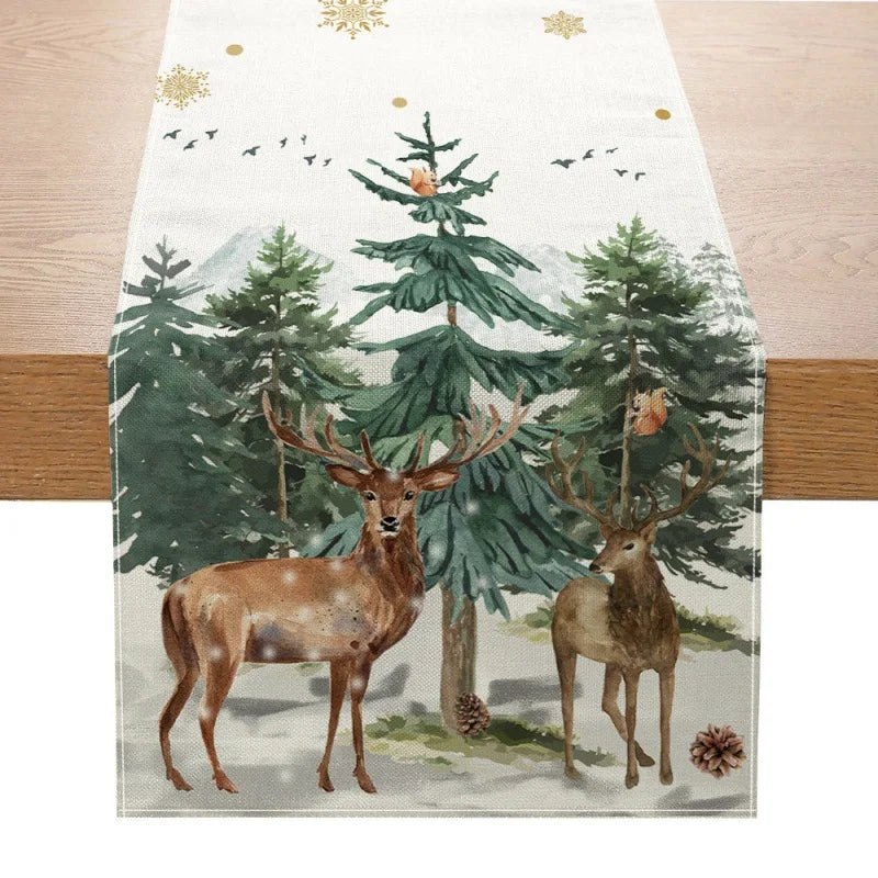 WinterTable - Nappe de Noël en lin