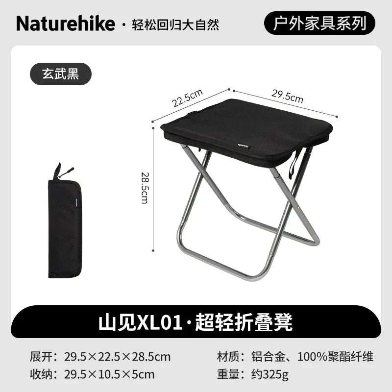TREKFORT Chaise Pliante Outdoor | Ultra légère & stable | Siège rembourré | Capacité de charge jusqu'à 120 kg | Pour le camping, la pêche & la randonnée