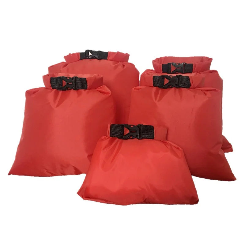 Set de Sacs Étanches Sealon | Imperméable & Résistant au Sable | Ensemble de 5 (1,5L–6L) | Pour Voyage, Plage & Activités de Plein Air