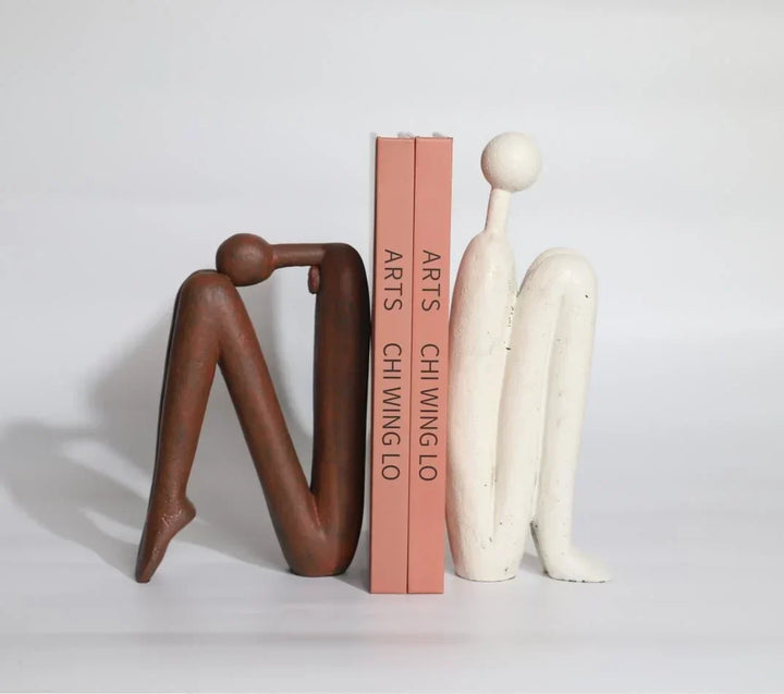 ArteHold Support de livres | Design abstrait | Style scandinave | Polyresin 21 × 14 cm