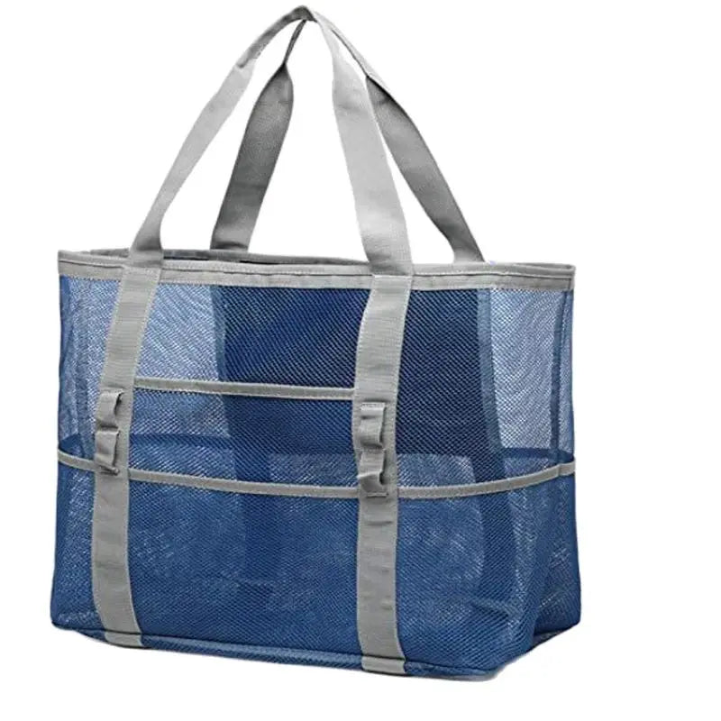 Sac de plage Maréva avec 8 compartiments | Imperméable et respirant | Pour serviettes, jouets, affaires de bain et plus – 70×45×18 cm