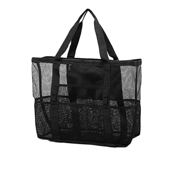 Sac de plage Maréva avec 8 compartiments | Imperméable et respirant | Pour serviettes, jouets, affaires de bain et plus – 70×45×18 cm