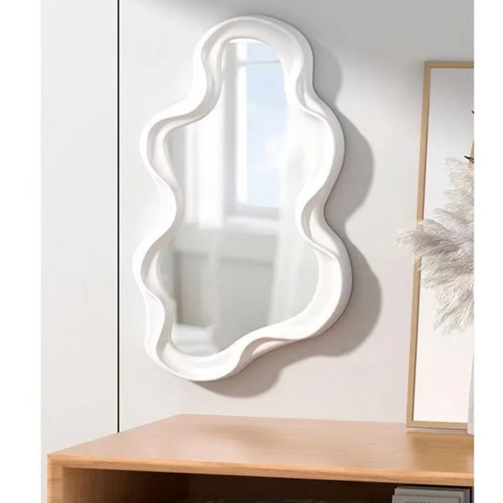Miroir mural Cloudora | Forme de nuage | Décoratif & Robuste | ABS | 41 x 26 cm