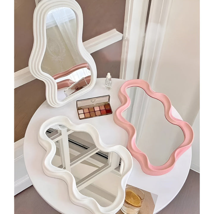 Miroir mural Cloudora | Forme de nuage | Décoratif & Robuste | ABS | 41 x 26 cm