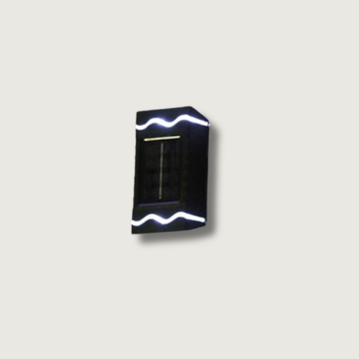 Lampe solaire extérieure SOLVARA | IP65 résistant aux intempéries | Capteur crépusculaire automatique | 12x6,5 cm | Blanc chaud ou blanc froid