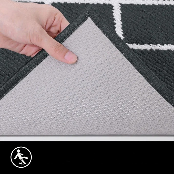 Tapis d'entrée SafeStep | Design à carreaux | Antidérapant & Absorbant | Facile à entretenir | Différentes tailles