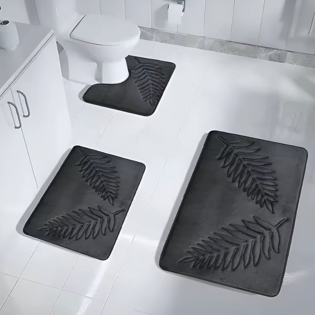 Tapis de Bain CloudStep | Ultra Doux & Antidérapant | Sèche Rapidement | Gris 40×60 cm
