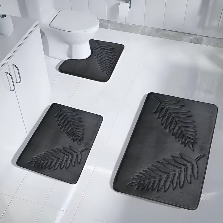 Tapis de Bain CloudStep | Ultra Doux & Antidérapant | Sèche Rapidement | Gris 40×60 cm