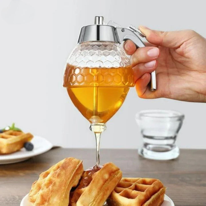 HoneyFlow - Distributeur de miel élégant et pratique