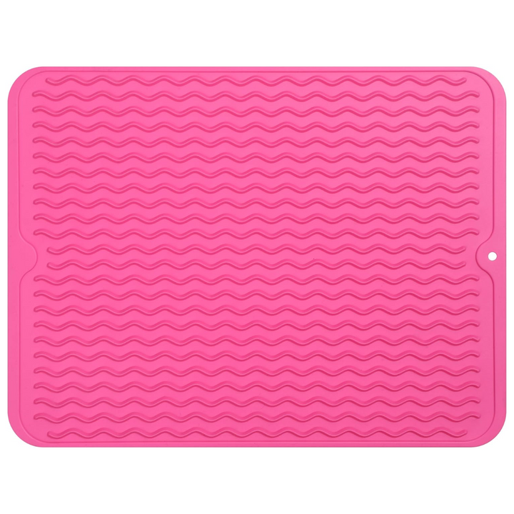 KÜCHENWELLA Tapis de Cuisine en Silicone | Résistant à la Chaleur & Antidérapant | Tapis d'égouttage, Insert de Réfrigérateur & de Tiroir | Sans BPA & Facile à Nettoyer