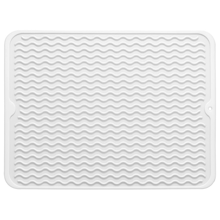 KÜCHENWELLA Tapis de Cuisine en Silicone | Résistant à la Chaleur & Antidérapant | Tapis d'égouttage, Insert de Réfrigérateur & de Tiroir | Sans BPA & Facile à Nettoyer
