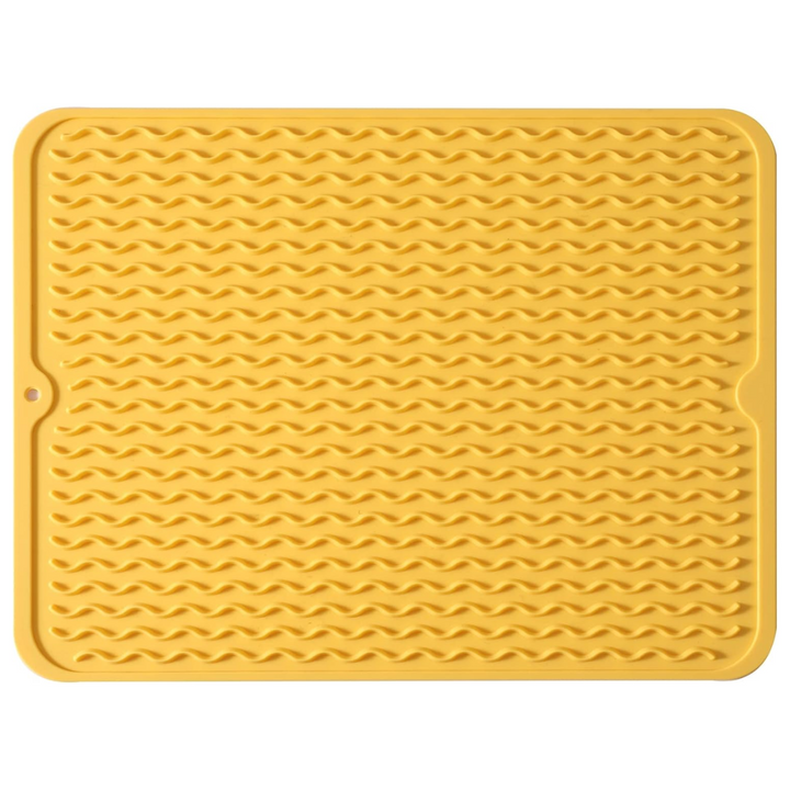 KÜCHENWELLA Tapis de Cuisine en Silicone | Résistant à la Chaleur & Antidérapant | Tapis d'égouttage, Insert de Réfrigérateur & de Tiroir | Sans BPA & Facile à Nettoyer