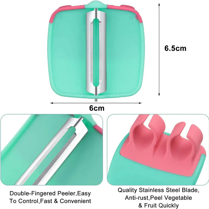 2+2 GRATUIT | PeelRing - Ensemble de pelage de légumes pour les doigts