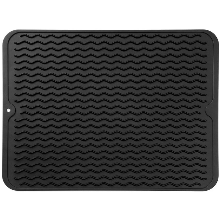 KÜCHENWELLA Tapis de Cuisine en Silicone | Résistant à la Chaleur & Antidérapant | Tapis d'égouttage, Insert de Réfrigérateur & de Tiroir | Sans BPA & Facile à Nettoyer