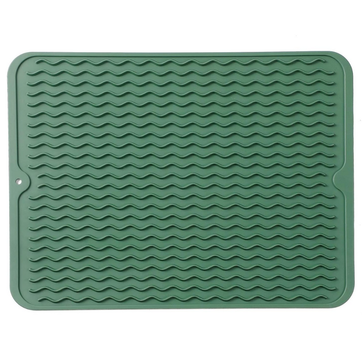 KÜCHENWELLA Tapis de Cuisine en Silicone | Résistant à la Chaleur & Antidérapant | Tapis d'égouttage, Insert de Réfrigérateur & de Tiroir | Sans BPA & Facile à Nettoyer