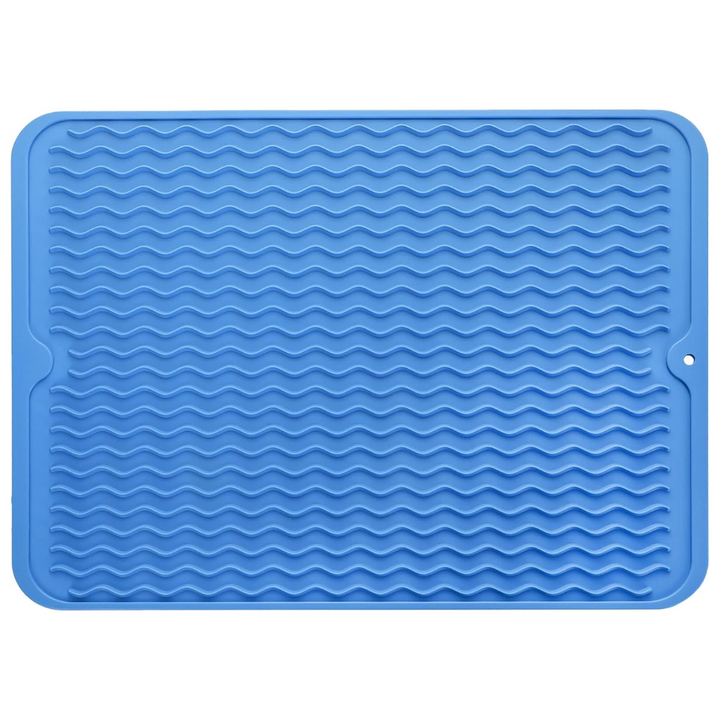 KÜCHENWELLA Tapis de Cuisine en Silicone | Résistant à la Chaleur & Antidérapant | Tapis d'égouttage, Insert de Réfrigérateur & de Tiroir | Sans BPA & Facile à Nettoyer