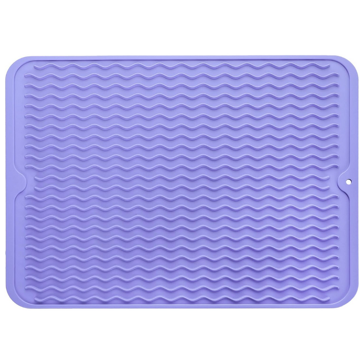 KÜCHENWELLA Tapis de Cuisine en Silicone | Résistant à la Chaleur & Antidérapant | Tapis d'égouttage, Insert de Réfrigérateur & de Tiroir | Sans BPA & Facile à Nettoyer